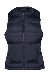 Bodywarmer publicitaire femme sans manches avec capuche | Zen+ women Bodywarmer Navy