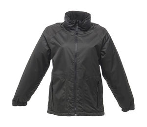 Veste chaude publicitaire femme avec capuche | Ladies Hudson Black