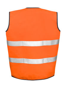 Veste de sécurité publicitaire unisexe sans manches | Safety Vest Fluorescent Orange