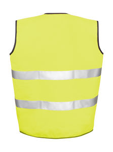 Veste de sécurité publicitaire unisexe sans manches | Safety Vest Fluorescent Yellow