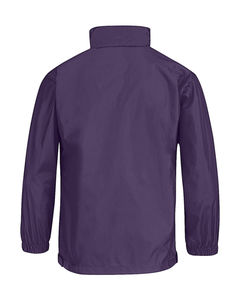 Veste personnalisée enfant avec capuche | Sirocco kids Windbreaker Purple