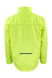 Veste zippée crosslite personnalisée | Spiro Cycling Neon Lime