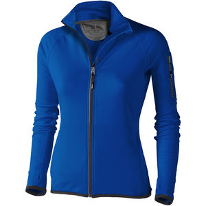 Veste publicitaire polaire full zip femme Mani power Bleu