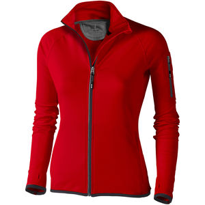 Veste publicitaire polaire full zip femme Mani power Rouge