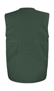 Gilet multipoches safari personnalisé | Safari Waistcoat Lichen Green