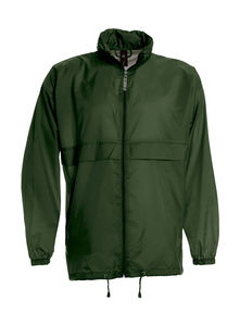 Veste personnalisée homme avec capuche | Sirocco Windbreaker Bottle Green