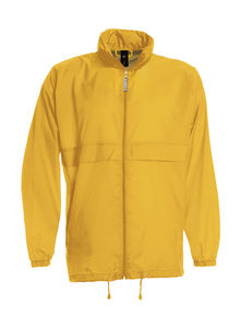 Veste personnalisée homme avec capuche | Sirocco Windbreaker Gold