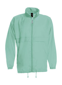 Veste personnalisée homme avec capuche | Sirocco Windbreaker Pixel Turquoise