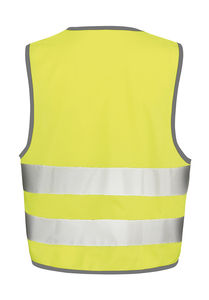 Gilet de sécurité enfant publicitaire | Core Junior Safety Vest Fluorescent Yellow