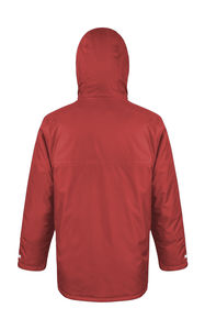 Veste chaude publicitaire avec capuche | Winter Parka Red