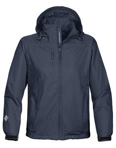 Veste chaude publicitaire homme avec capuche | Stratus Light Navy