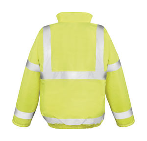 Veste personnalisée unisexe manches longues avec capuche | Core High Viz Winter Hi Viz Yellow