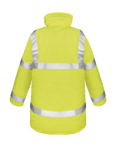 Parka de sécurité high viz publicitaire | Safety Fluorescent Yellow