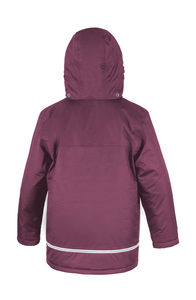 Veste publicitaire enfant avec capuche | Children`s Core Winter Parka Burgundy