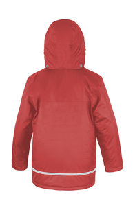 Veste publicitaire enfant avec capuche | Children`s Core Winter Parka Red
