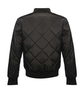 Veste personnalisée homme manches longues | Fallowfield Quilted Black