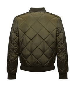 Veste personnalisée homme manches longues | Fallowfield Quilted Dark Khaki