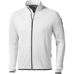 Veste personnalisée polaire full zip Mani power Blanc