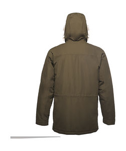 Veste publicitaire unisexe manches longues avec capuche | Ardwick Waterproof Dark Khaki