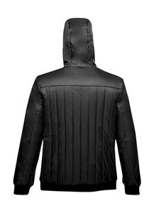 Veste personnalisée homme manches longues avec capuche | Witthington Hooded Black