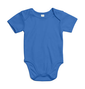 Body publicitaire bébé manches courtes | Azteca  Cobalt Blue Organic
