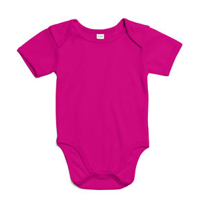 Body publicitaire bébé manches courtes | Azteca  Fuchsia Organic